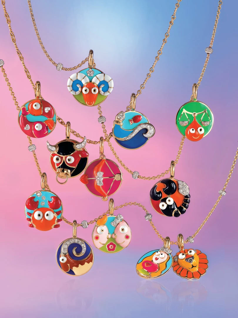 Aaron Basha Aries Zodiac Charm (March 21 - April 19) Charms