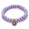 Aaron Basha Liliac Pearl Beaded Bracelet Set Beaded Treasures