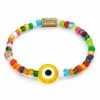 Aaron Basha Women's Yellow Beaded Stretch Bracelet