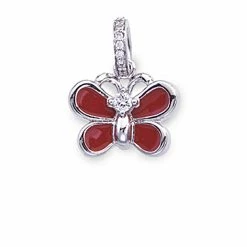 Aaron Basha Charms Butterfly Charm