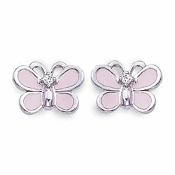 Aaron Basha Butterfly Earrings (Large)