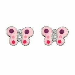 Aaron Basha Butterfly Earrings