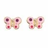 Aaron Basha Butterfly Earrings