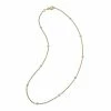 Aaron Basha 18K Yellow Gold Diamond Bezel Neckace