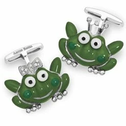 Aaron Basha Mens Prince And Princess Cufflinks