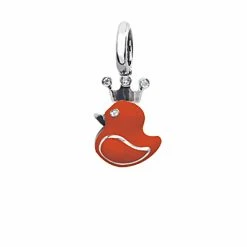 Aaron Basha Rubber Duckie With Crown Charms