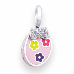 Aaron Basha Oval Locket Charm Charms