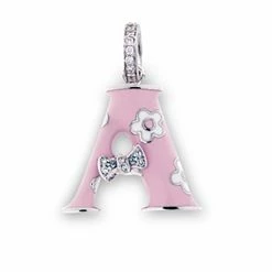 Aaron Basha "A" Initial Charm