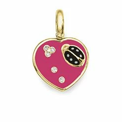 Aaron Basha Flat Ladybug Heart Ladybugs