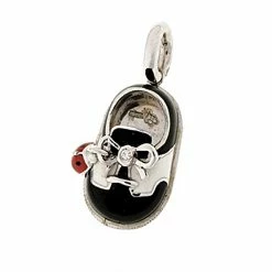 Aaron Basha 18K Ladybug Saddle With Ladybug Accent