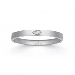 Aaron Basha Lyla Bangle Bracelet In 14k White Gold - Pre Order Bracelets
