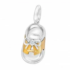 Aaron Basha 18K Two-Tone 18K White & Yellow Gold Saddle Shoe