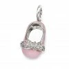 Aaron Basha 18K White Gold & Pink Shoe Charm