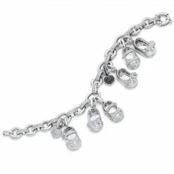 Aaron Basha Diamond Collection Limited Edition Platinum Baby Shoe Charms - Priced Individually