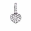 Aaron Basha Pave Heart Charm Charms