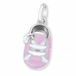 AB Corp. New Basha Minis Vermeil Pink Mini Double Strap Sneaker