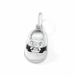 AB Corp. Vermeil Mini White/Black Saddle Shoe Boys Baby Shoes