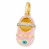 AB Corp. Vermeil Pink Mini Evil Eye Shoe