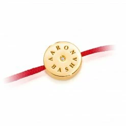 Aaron Basha Yellow Gold Vermeil & Diamond Women's Light Blue Evil Eye Bracelet