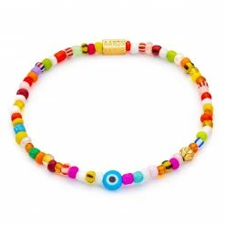 Aaron Basha Women's Blue Beaded Anklet Gift Ideas