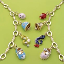 Aaron Basha Seahorse Charm Bracelet - Each Item Priced Individually